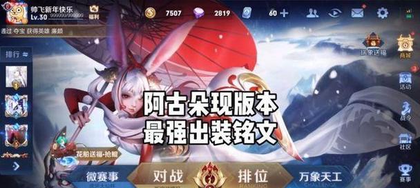 阿古朵出装攻略（了解阿古朵的技能和特点，带你解锁胜利之门）