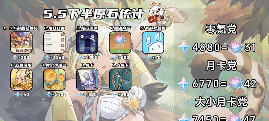 《探索原神2.5新石板攻略，尽揽宝藏与秘密》（玩转璃月岛，解锁全新冒险乐趣！）
